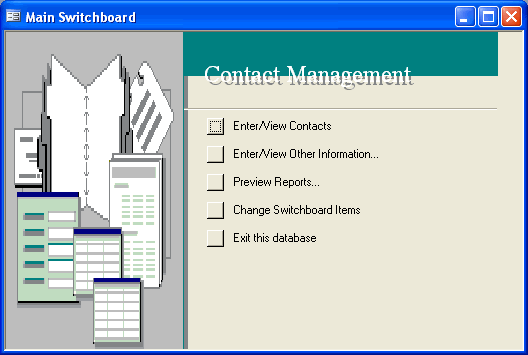 Main Switchboard Form