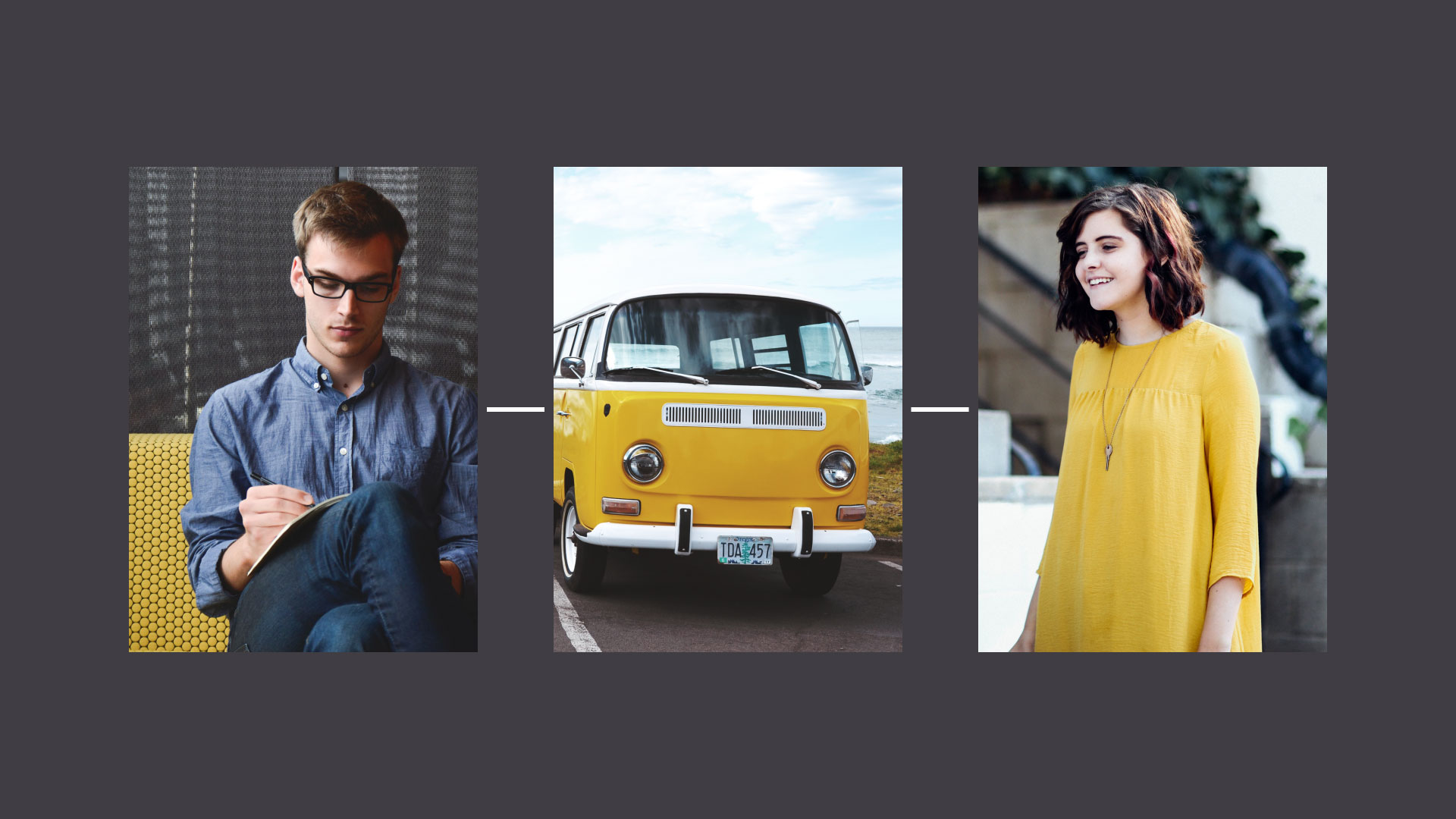 photos with yellow color scheme