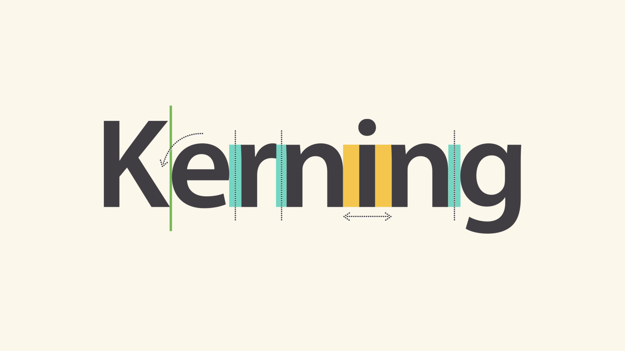 example of kerning