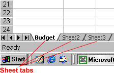 Sheet Tabs