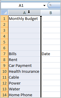 Select Column