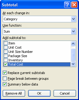 Subtotal