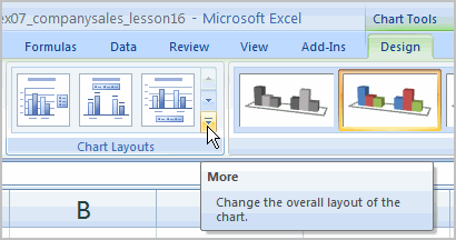 Change Chart Layout