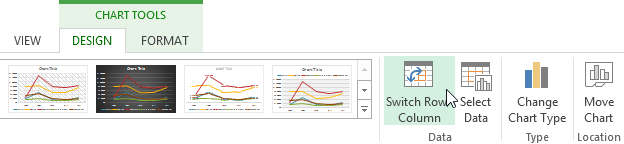 Screenshot of Excel 2013