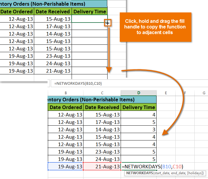 Screenshot of Excel 2013