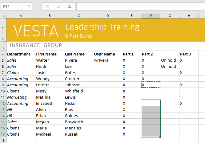 selecting a destination for the copied cell(s)