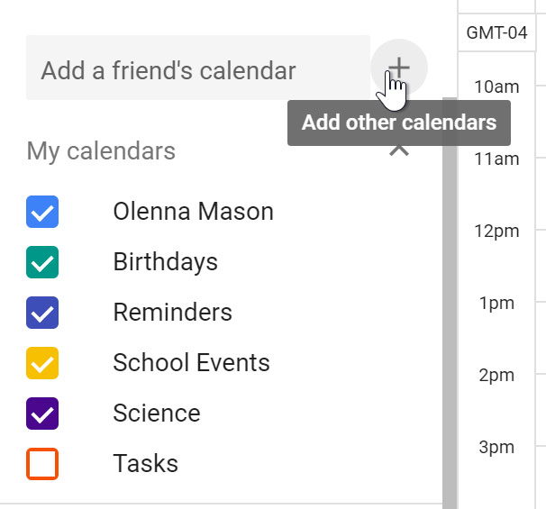 Create new calendar