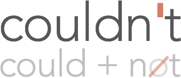 could + not = couldn't