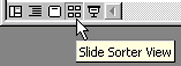 Slide Sorter View Button