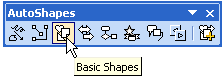 AutoShape toolbar