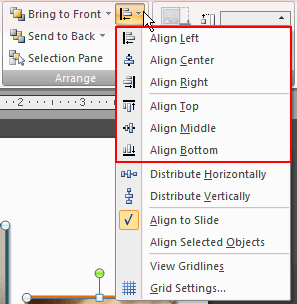 Main Alignment Options