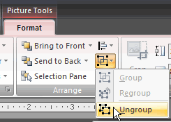 Ungroup Objects