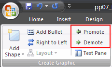 Promote and Demote commands