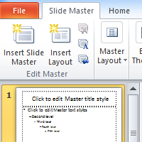 Screenshot of PowerPoint 2010