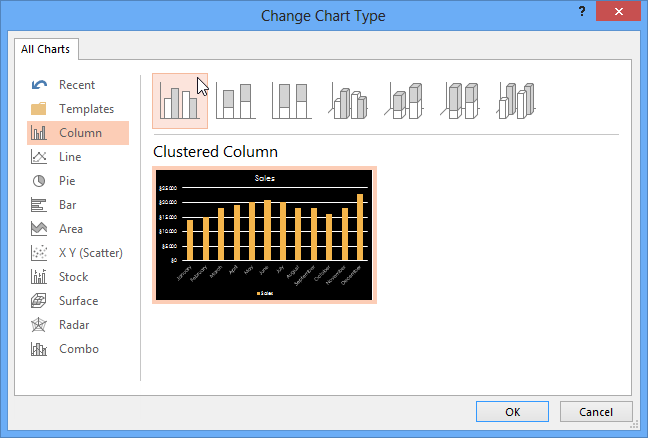 Screenshot of PowerPoint 2013