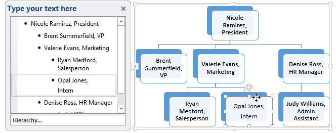 Screenshot of PowerPoint 2013