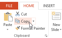 Screenshot of PowerPoint 2013