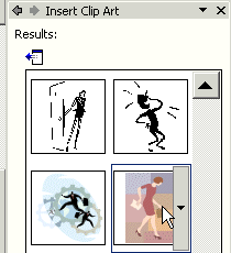 Choose clip art