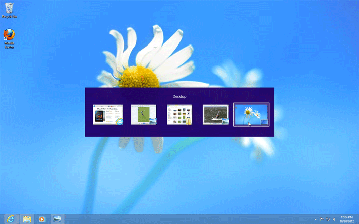 Screenshot of Windows 8