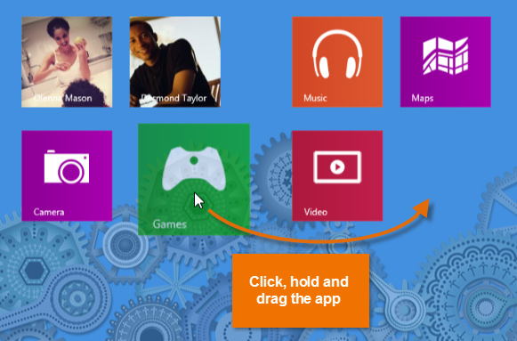 Screenshot of Windows 8