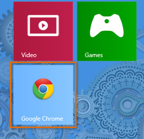 Screenshot of Windows 8