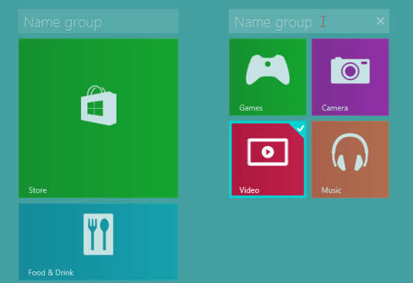 Screenshot of Windows 8