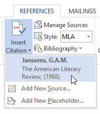 Screenshot of Microsoft Word