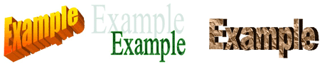 WordArt Examples