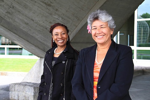 Ms. Catherine Ngugi and Letuimanu’asina Dr. Emma KRUSE VA'AI