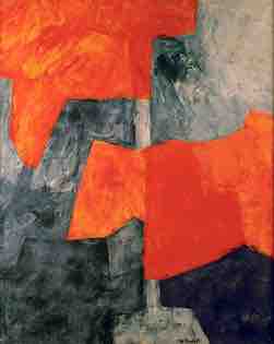 Serge Poliakoff, Composition grise et rouge