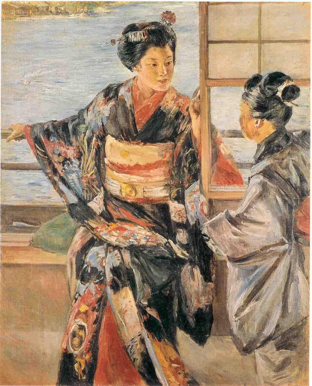 Yōga style painting of the Meiji period by Kuroda Seiki (1893)