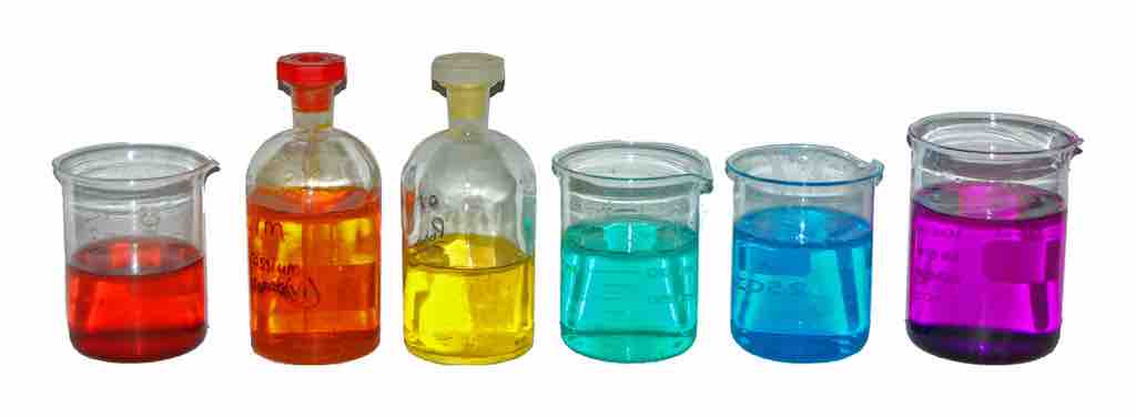 Colors of transition metal compounds