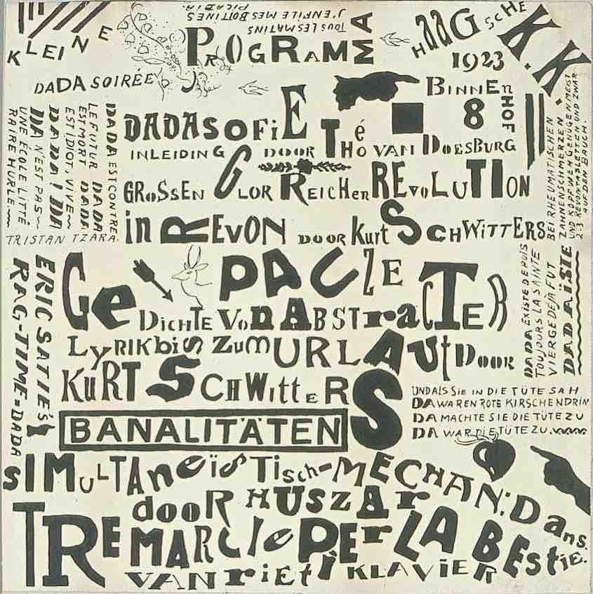 Dada poster from 1923