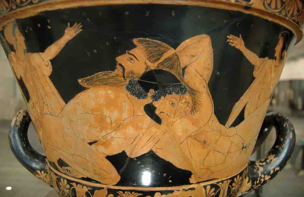 Herakles and Antaios