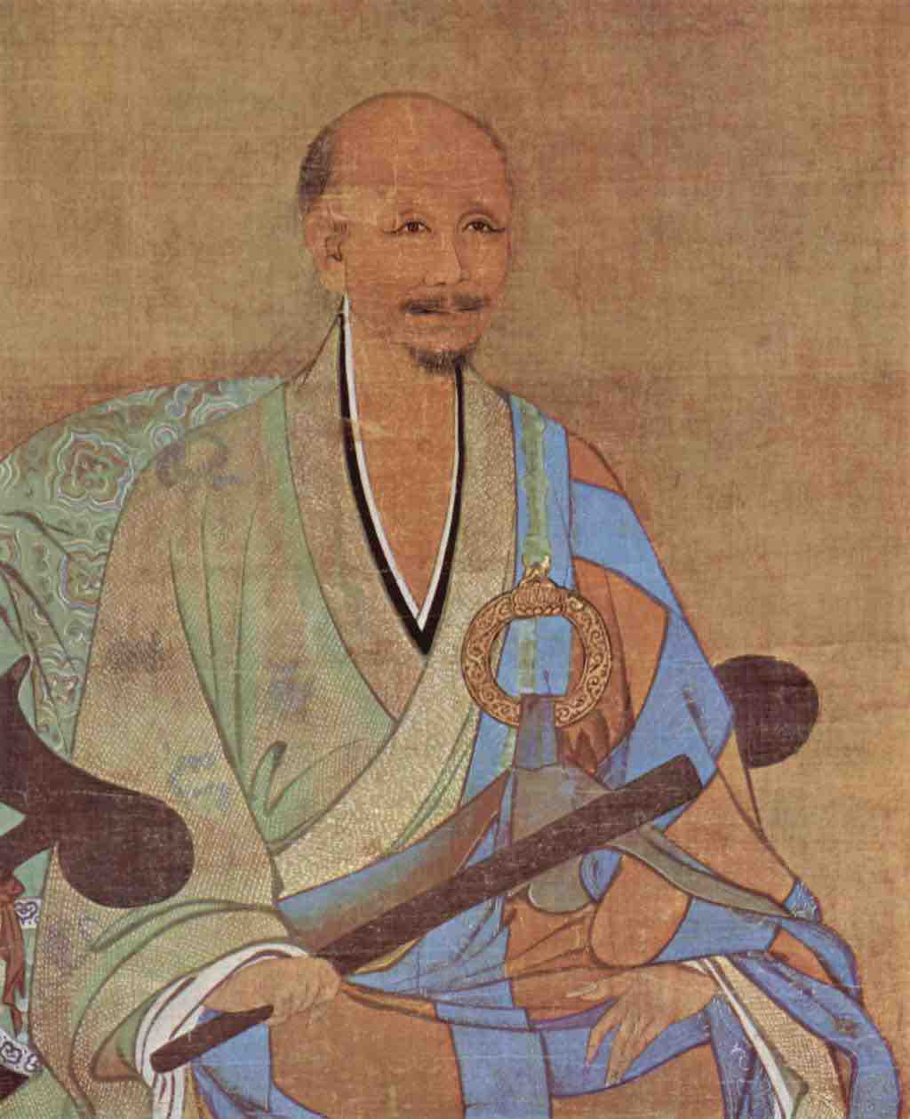 Portrait of the Zen Buddhist monk Wuzhun Shifan (1238)