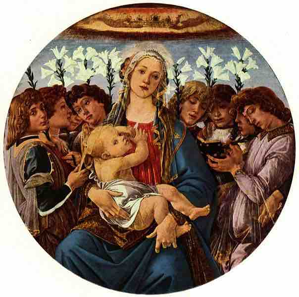 Sandro Botticelli, <em>Madonna and Child with Eight Angels</em>, 1478