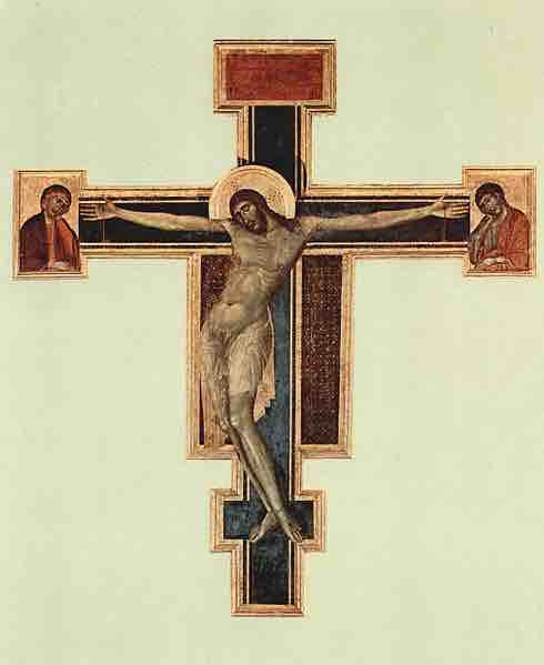 Crucifixion of Santa Croce (Tempera on Wood)