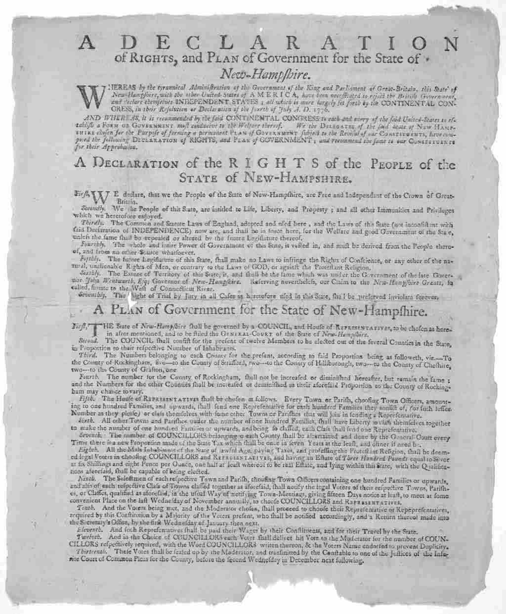 New Hampshire's Constitution