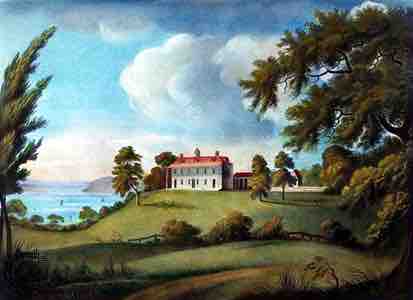 George Washington's estate in Mount Vernon