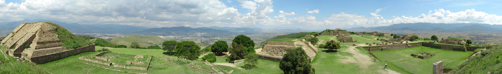 Panorama from Monte Albán