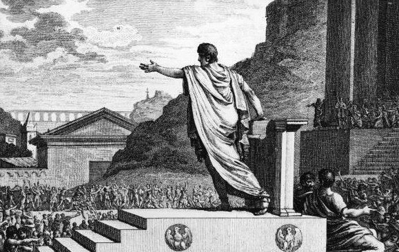 Gaius Gracchus Addressing the People