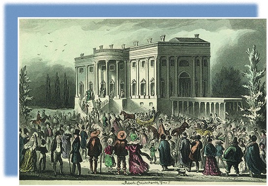 President Andrew Jackson's inauguration, 1829