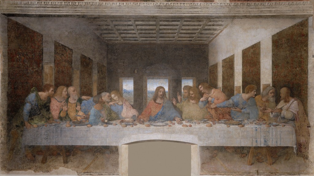 The Last Supper, 1495–1498, Leonardo da Vinci