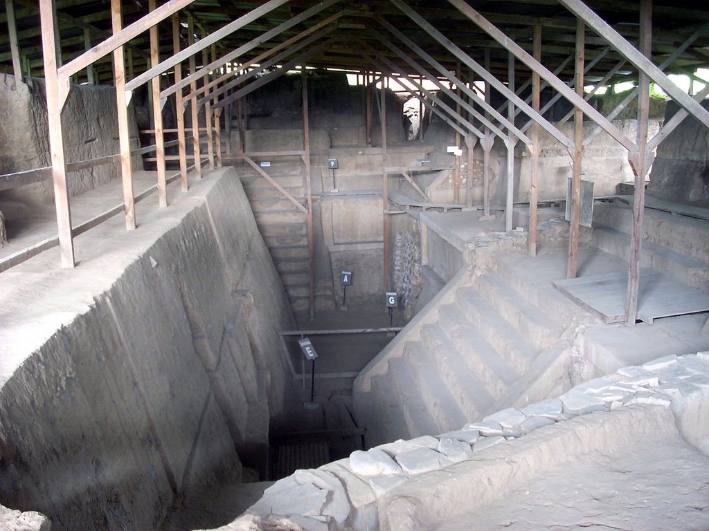 Excavation site at Kaminaljuyu