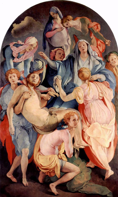 Pontormo, <em>Deposition from the Cross</em>, 1525-1528, Church of Santa Felicita, Florence