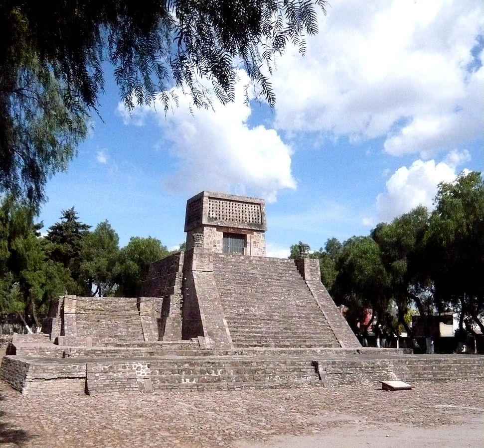 Aztec pyramid of St. Cecilia Acatitlan