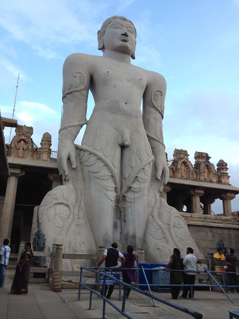 The statue of Gommateshvara Bahubali, 978-993 CE