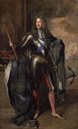 
James II King of England and VII King of Scots, King of Ireland and Duke of Normandy, painting by Sir Godfrey Kneller, 1683.