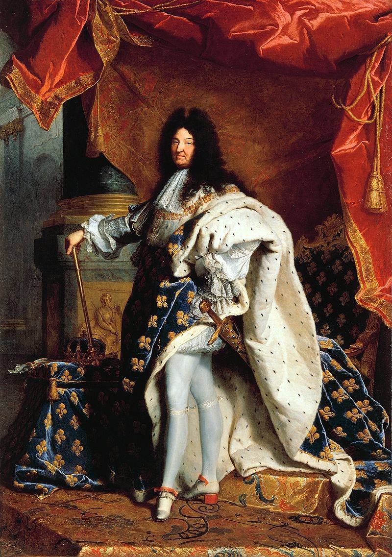 
Louis XIV by Hyacinthe Rigaud (1701)

