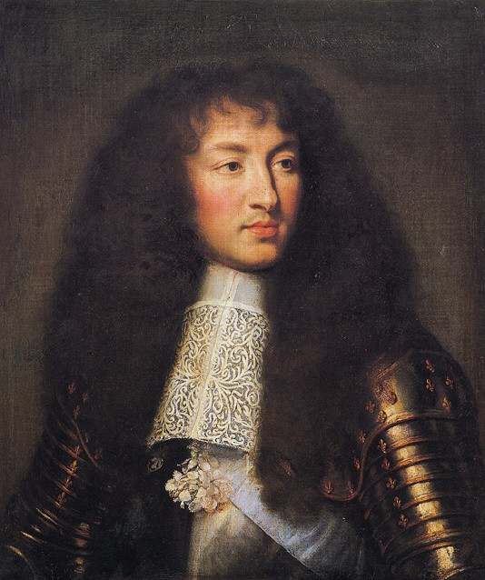 Louis XIV, King of France, in 1661 by Charles Le Brun.
